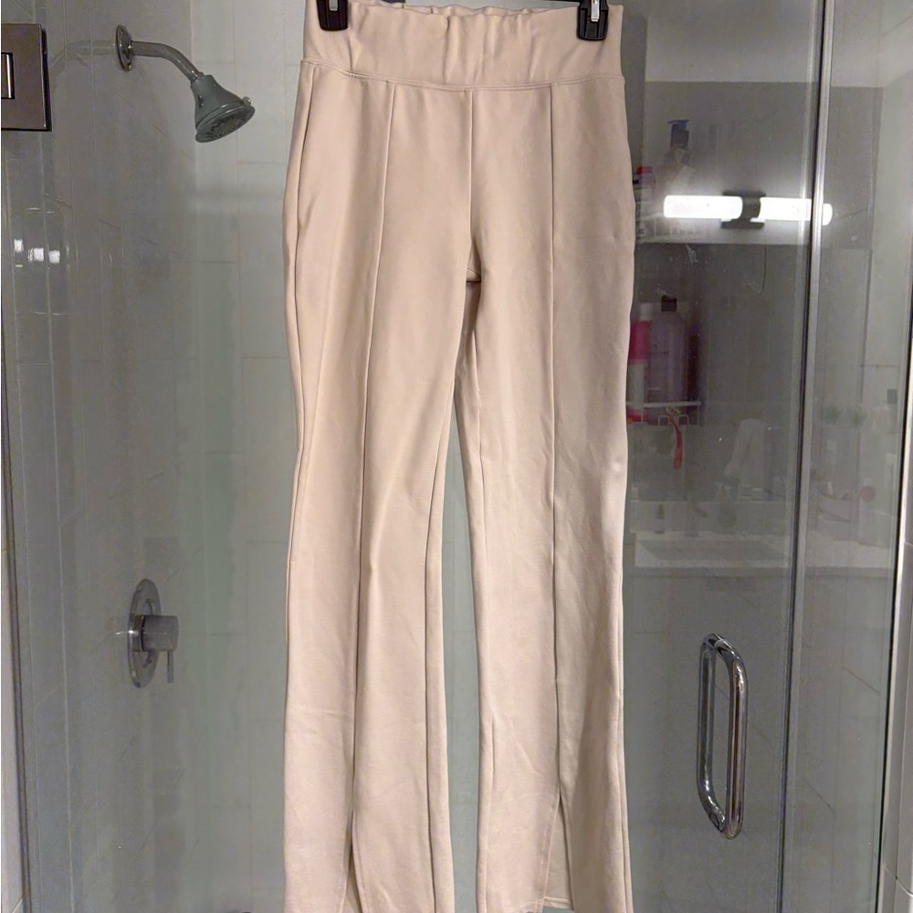 Abercrombie & Fitch Cream Straight Leg Pants